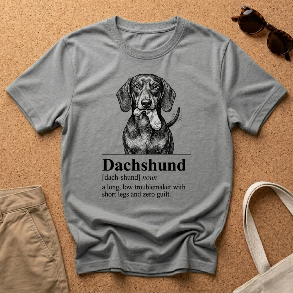 Dachshund Sock Thief T-Shirt