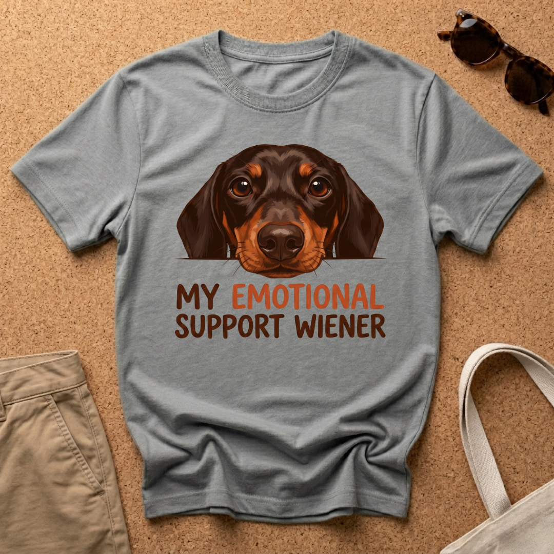 Emotional Support Wiener T-Shirt