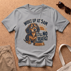 Woke Up At T-Shirt - Sport Grey