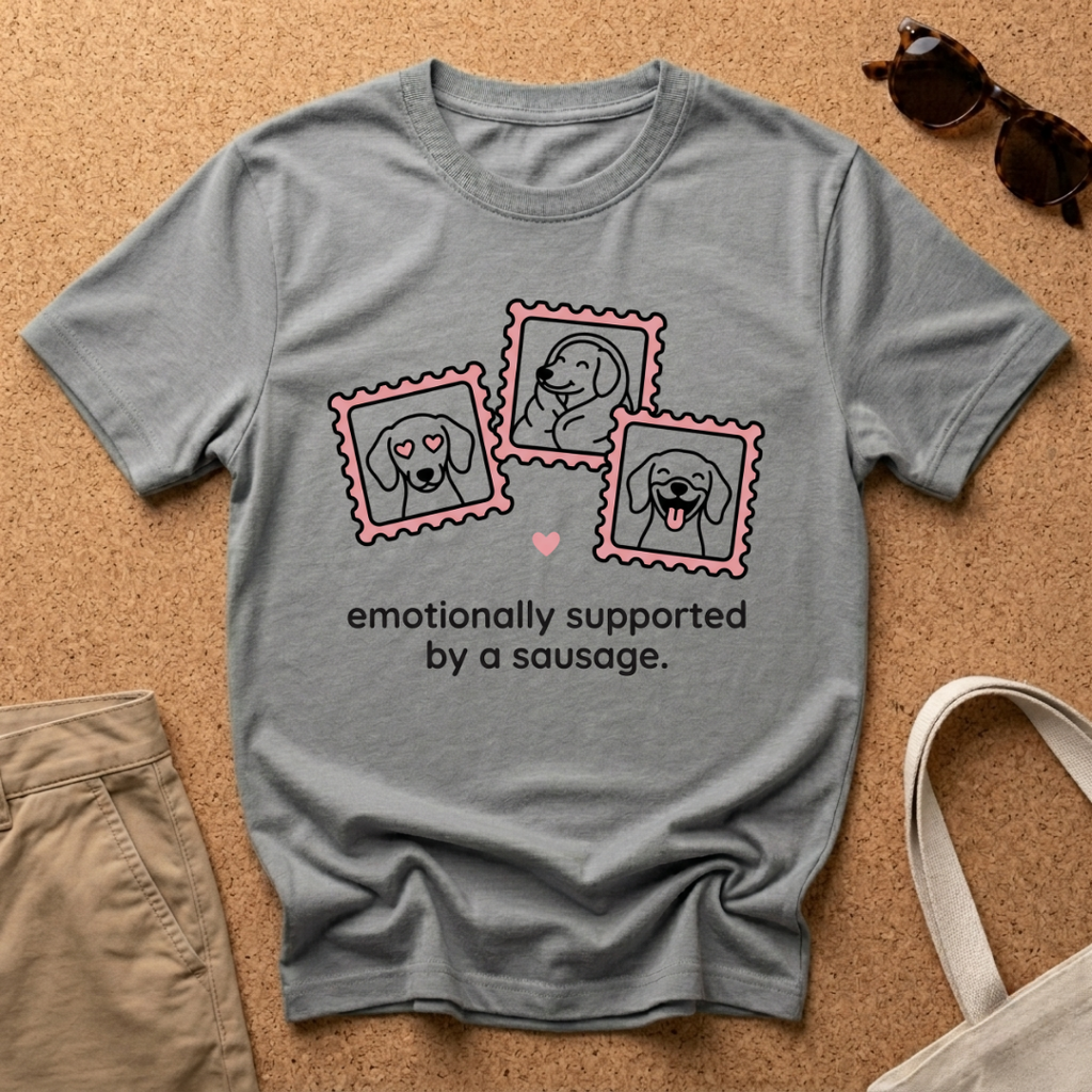 Emotionally Supported Stamps V2 T-Shirt