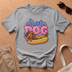 Hot Dog Cute T-Shirt - Sport Grey