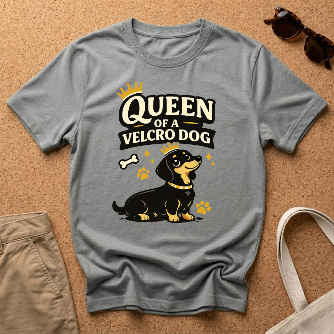 Queen of a Velcro Dog T-Shirt