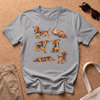 Watercolor Collage T-Shirt - Sport Grey