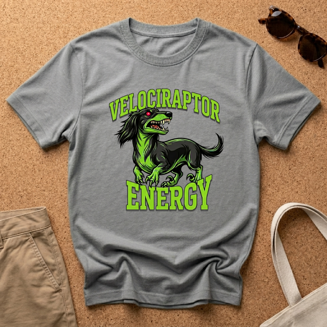 Velociraptor Energy T-Shirt