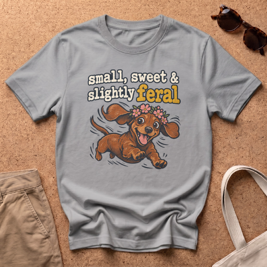 Slightly Feral T-Shirt - Sport Grey