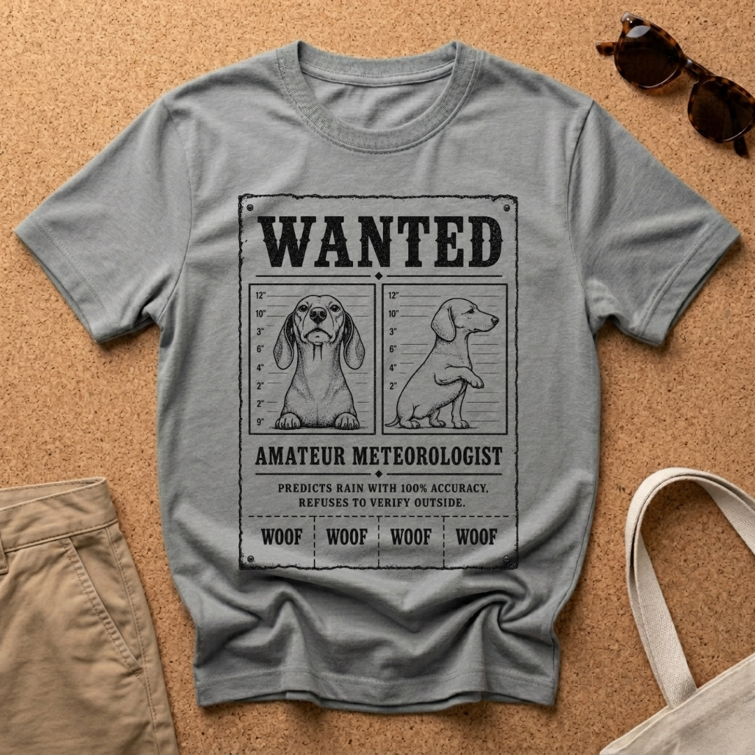 Wanted Dachshund T-Shirt