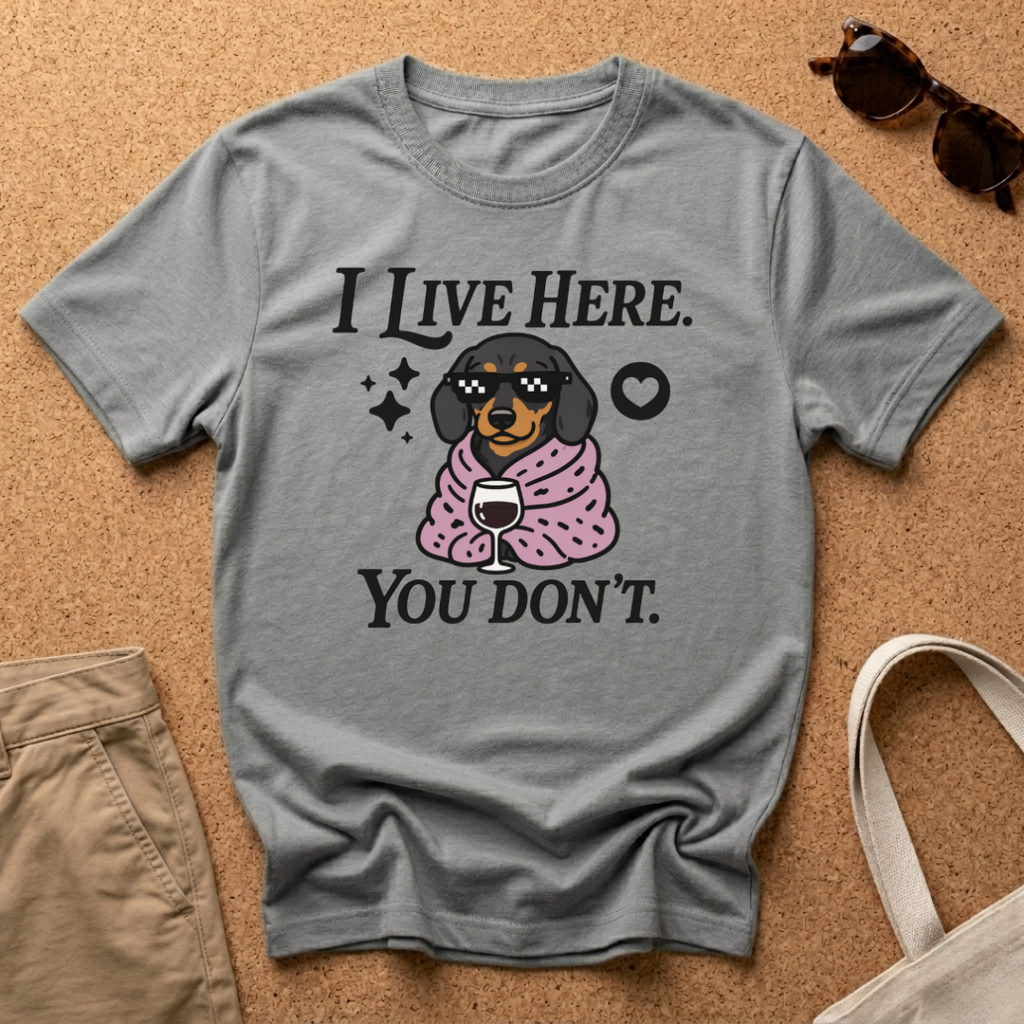 I Live Here. You Don't. T-Shirt