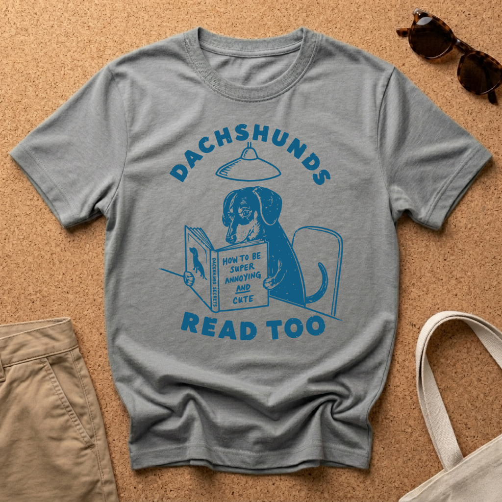Dachshunds Read Too T-Shirt