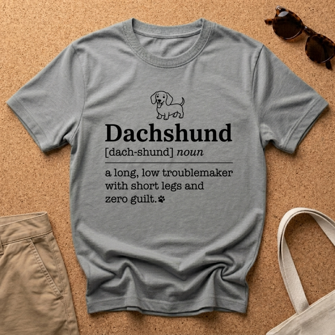 Dachshund Cute Noun T-Shirt