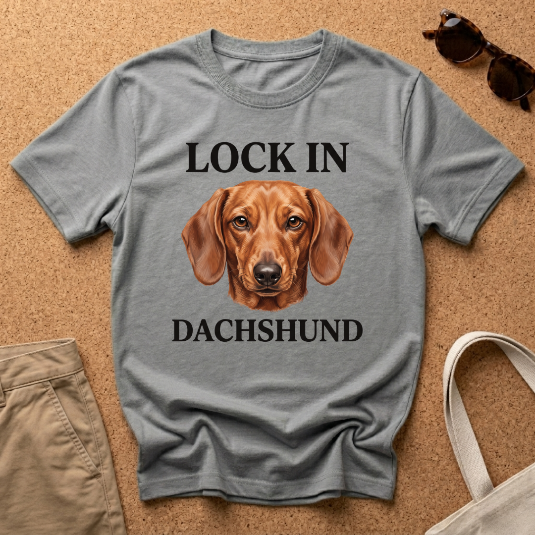 Lock In Dachshund T-Shirt
