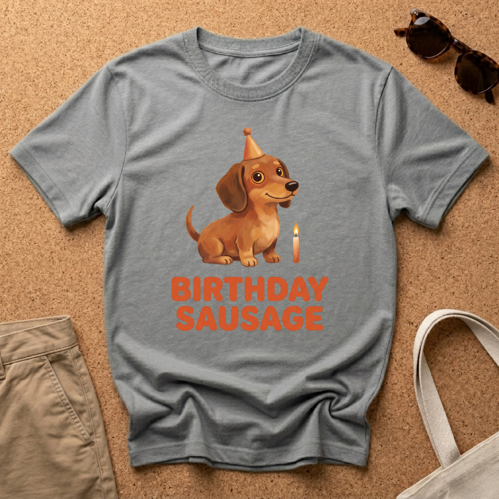 Birthday Sausage Cute T-Shirt