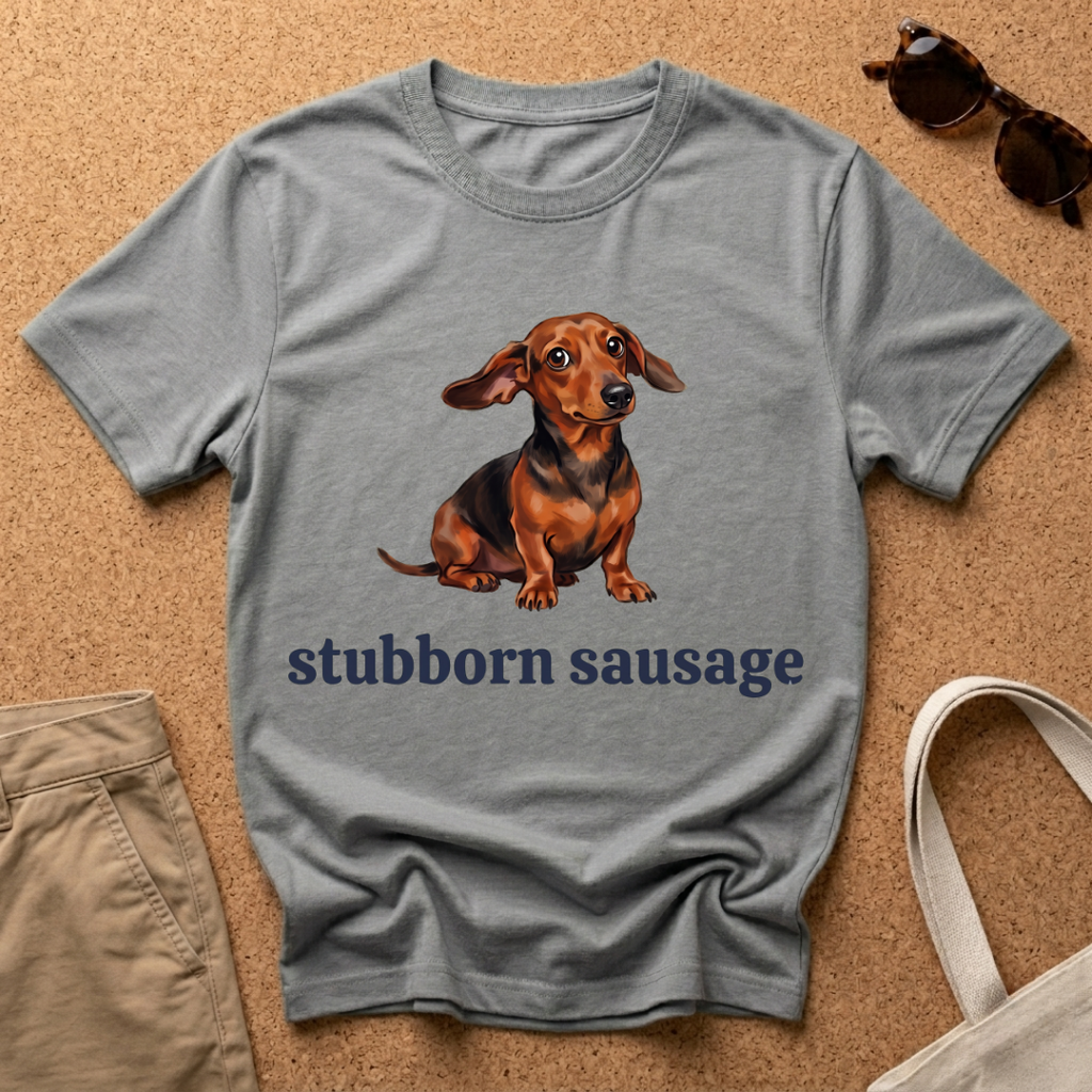 Stubborn Sausage Cute T-Shirt