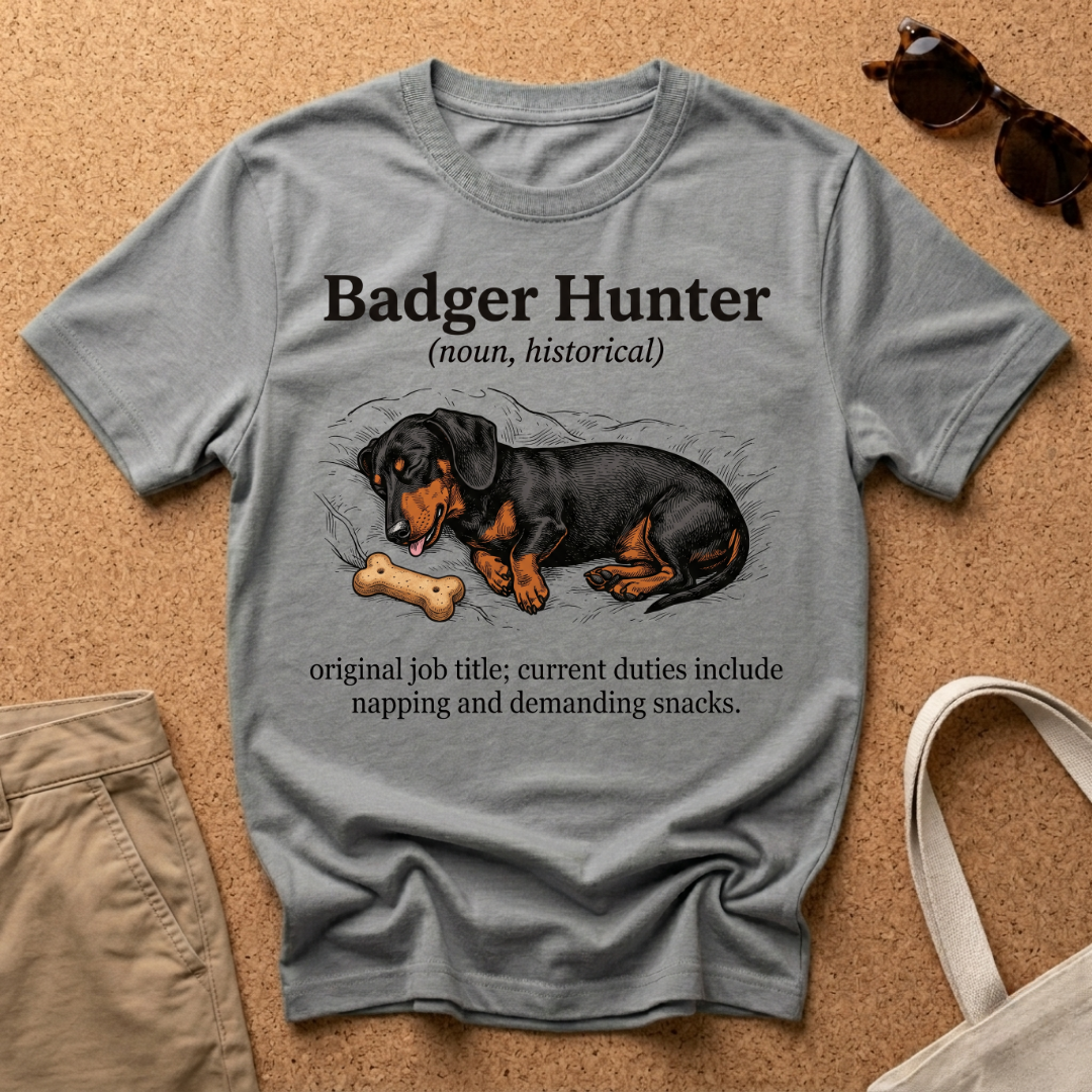 Badger Hunter Noun T-Shirt