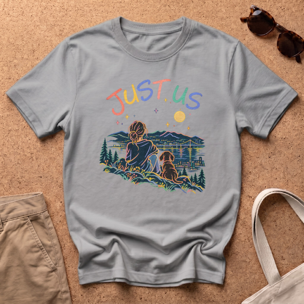 Just Us Two T-Shirt - Sport Grey