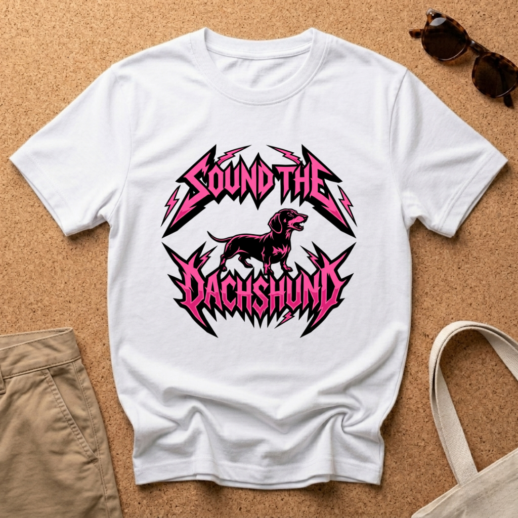 Sound the Dachshund Punk T-Shirt
