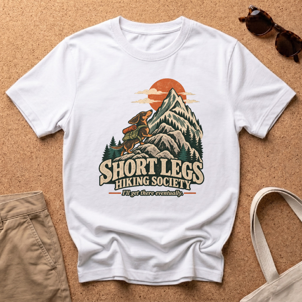 Short Legs Society T-Shirt - White
