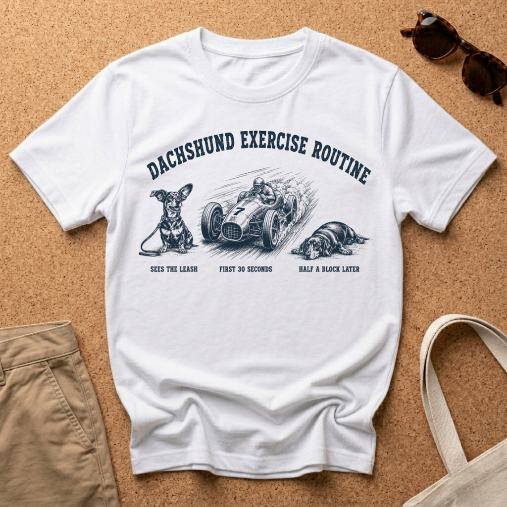 Dachshund Exercise Routine T-Shirt