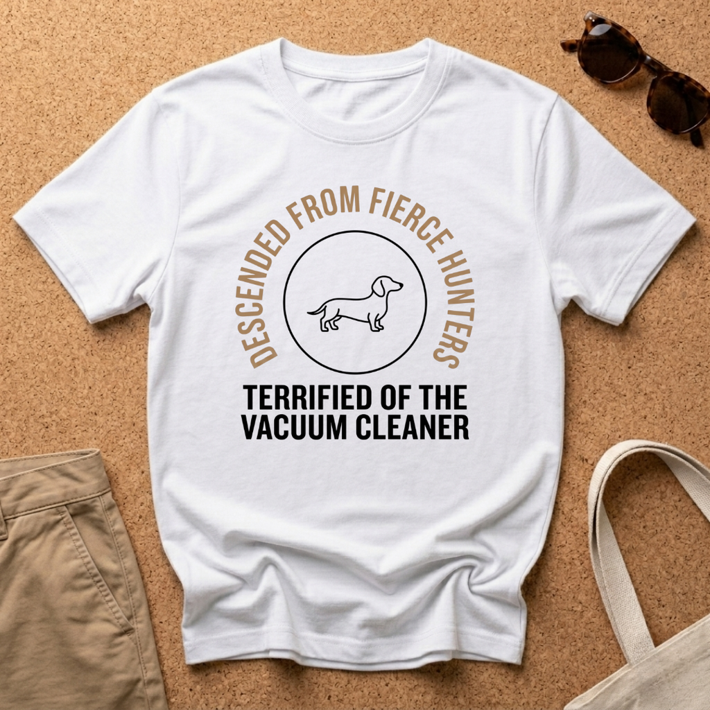 Terrified of the Vacuum Cleaner T-Shirt