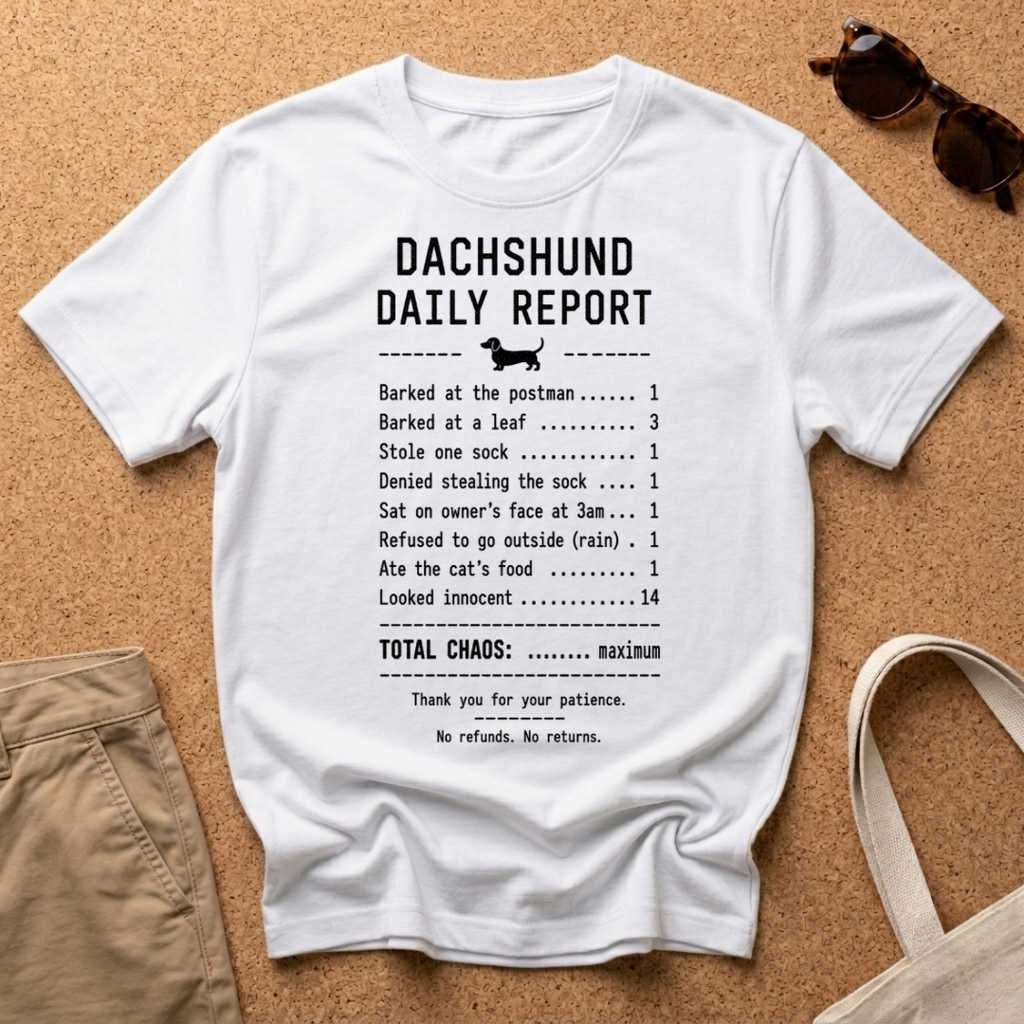Dachshund Report T-Shirt