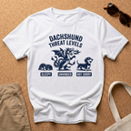 Dachshund Threat Levels Unhinged T-Shirt