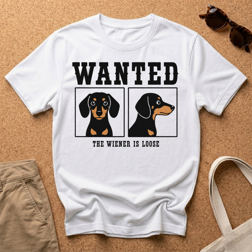 Wanted Dachshund T-Shirt