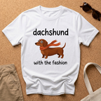 Dachshund Fashion Orange T-Shirt