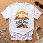Hot Cold Dachshunds T-Shirt - White
