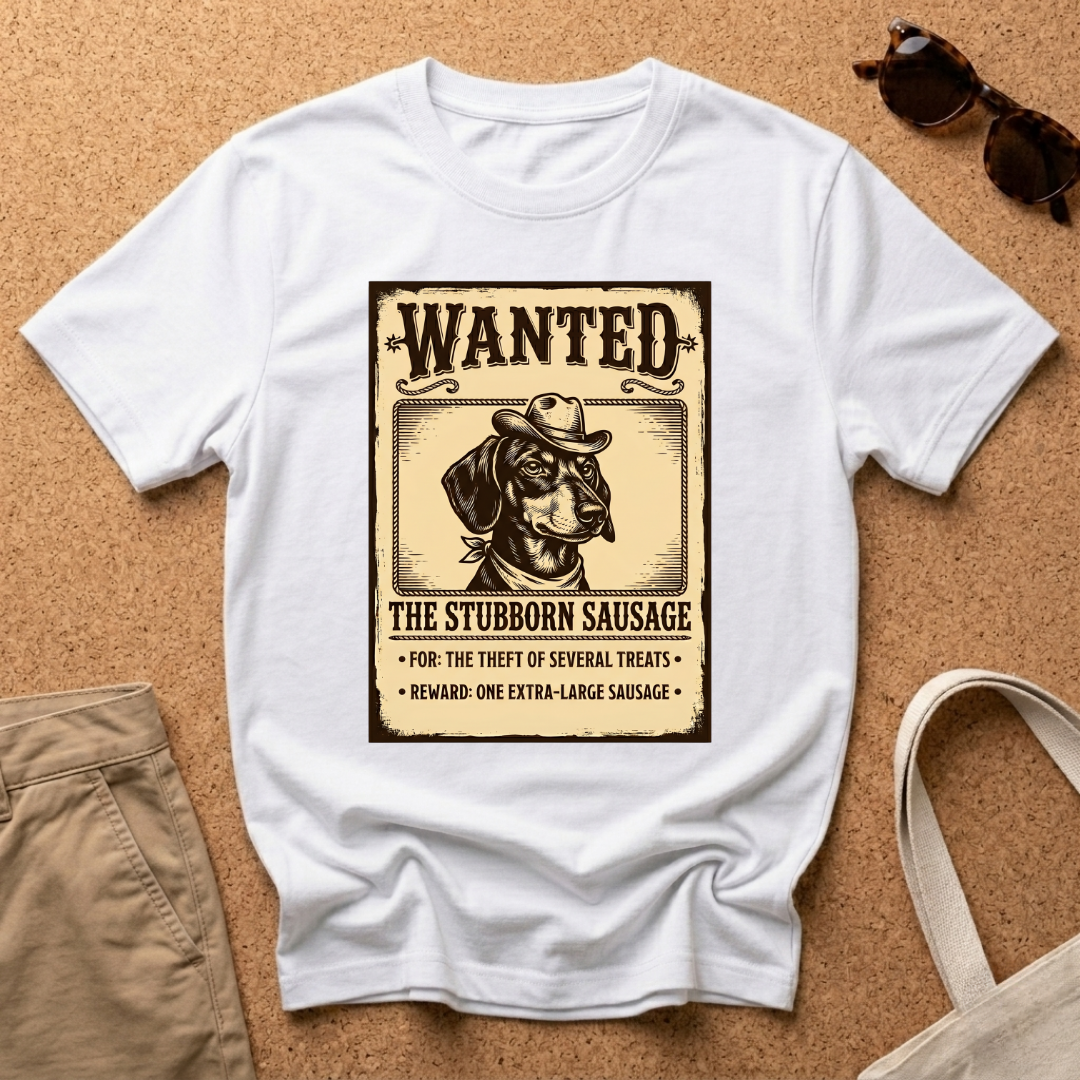 Wanted Stubborn Sausage T-Shirt