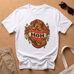 Mom Tattoo T-Shirt - White