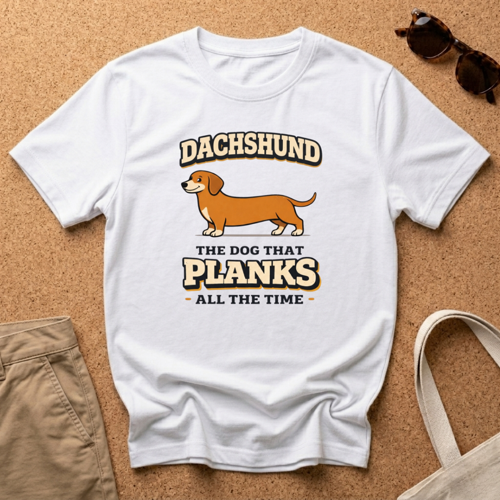 Dachshund Planks T-Shirt