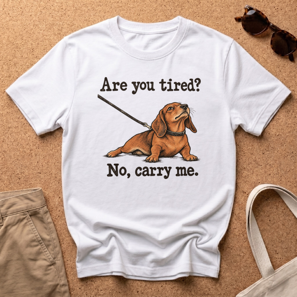Are You Tired T-Shirt - White