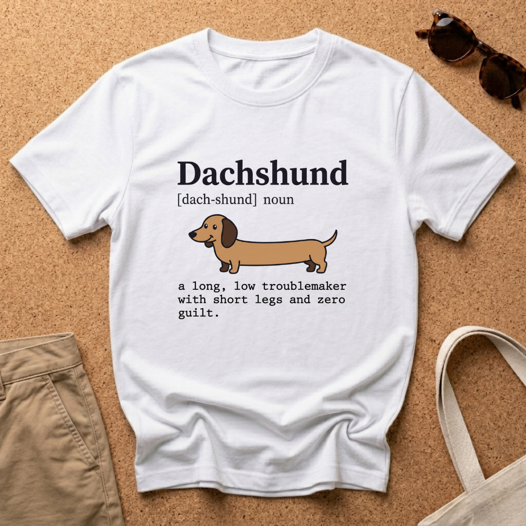 Dachshund Cute Noun T-Shirt