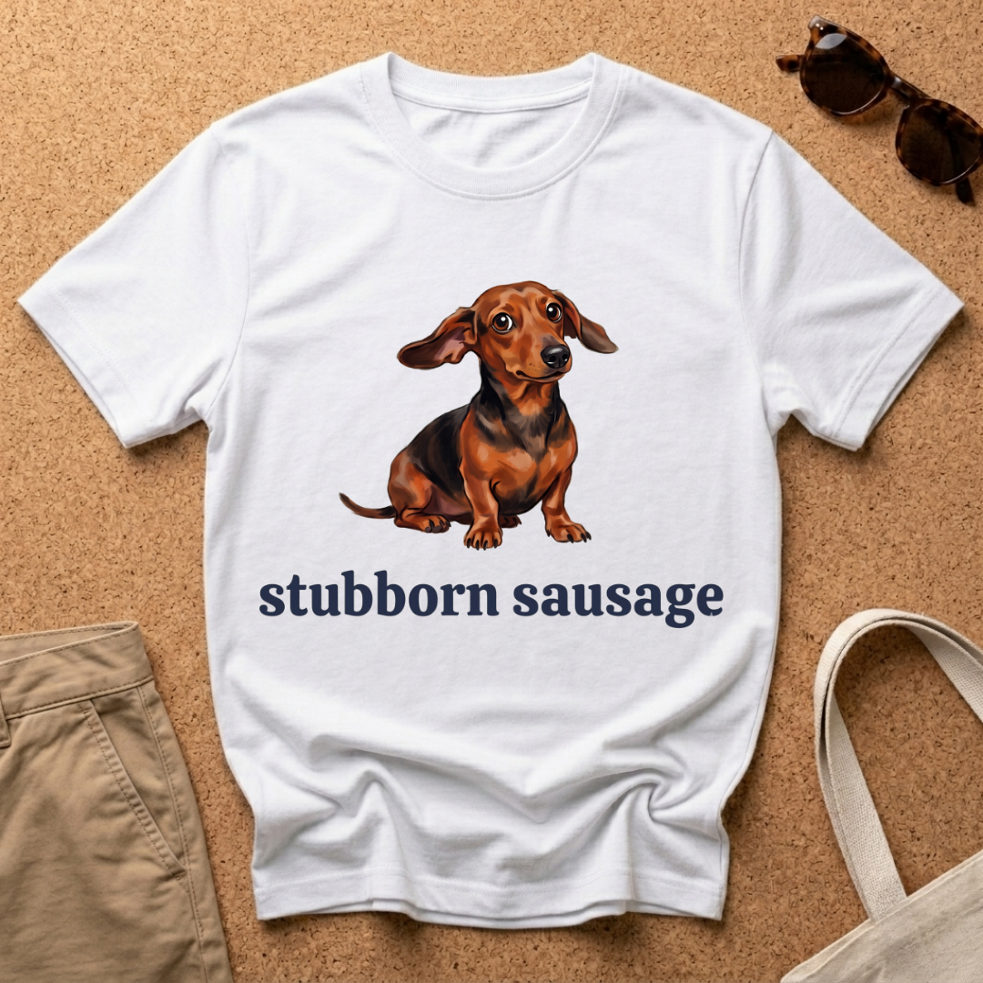 Stubborn Sausage Cute T-Shirt