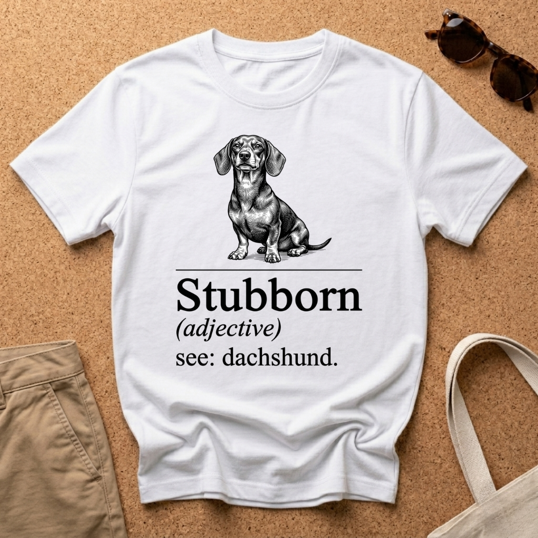 Stubborn Adjective T-Shirt