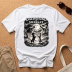 Dachshund vs Meerkat BW T-Shirt