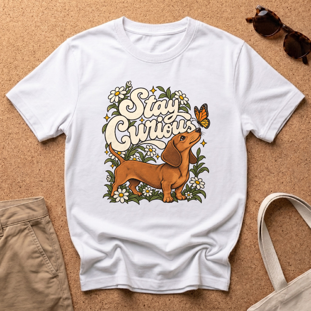 Stay Curious T-Shirt - White