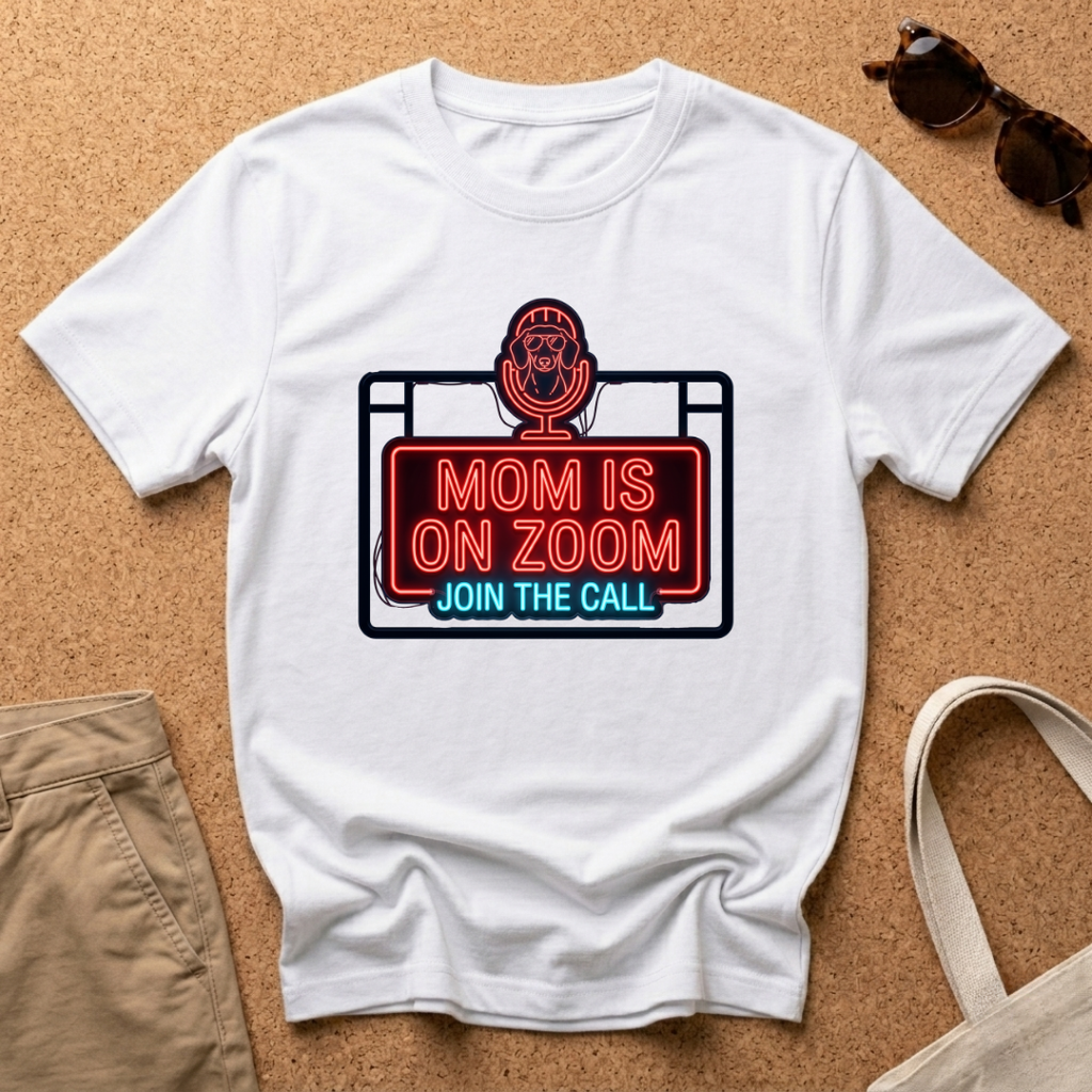 Neon Sign Zoom Call T-Shirt