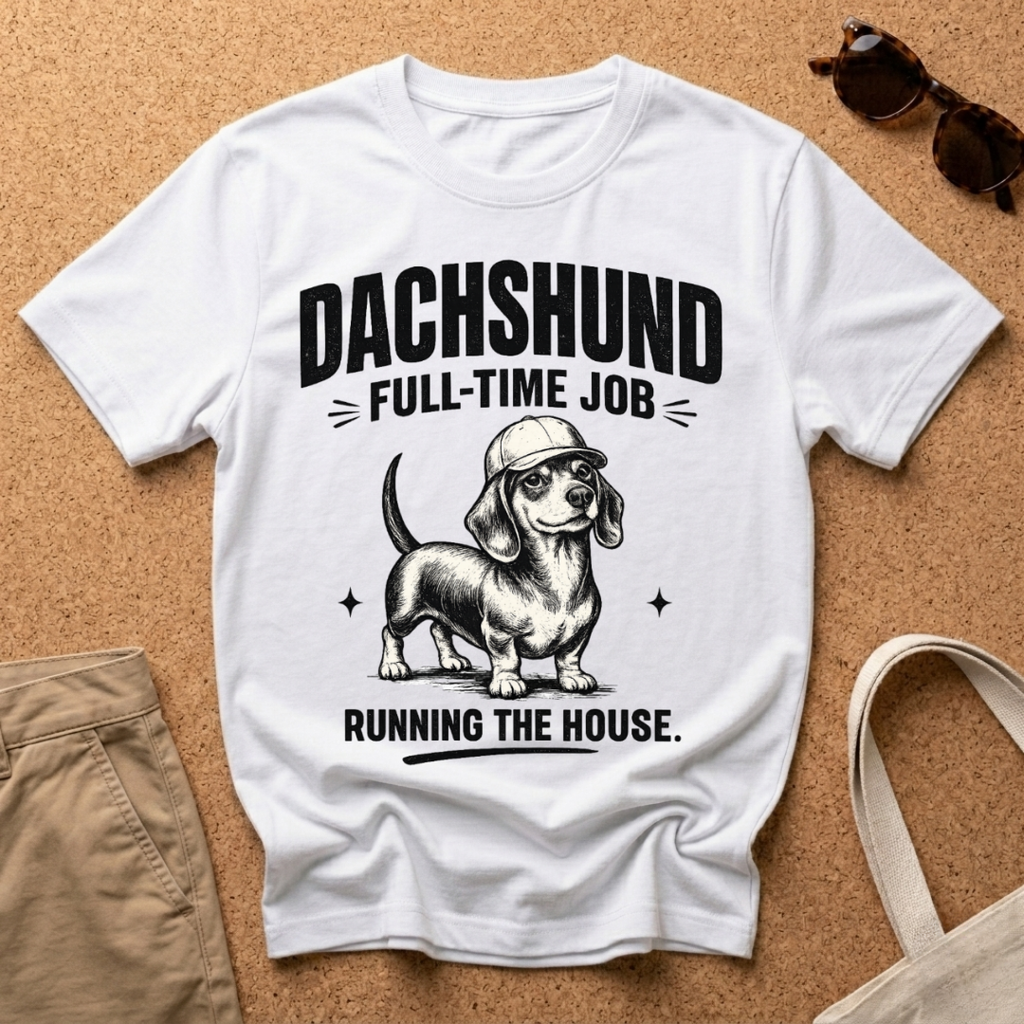Dachshund Runs the House T-Shirt