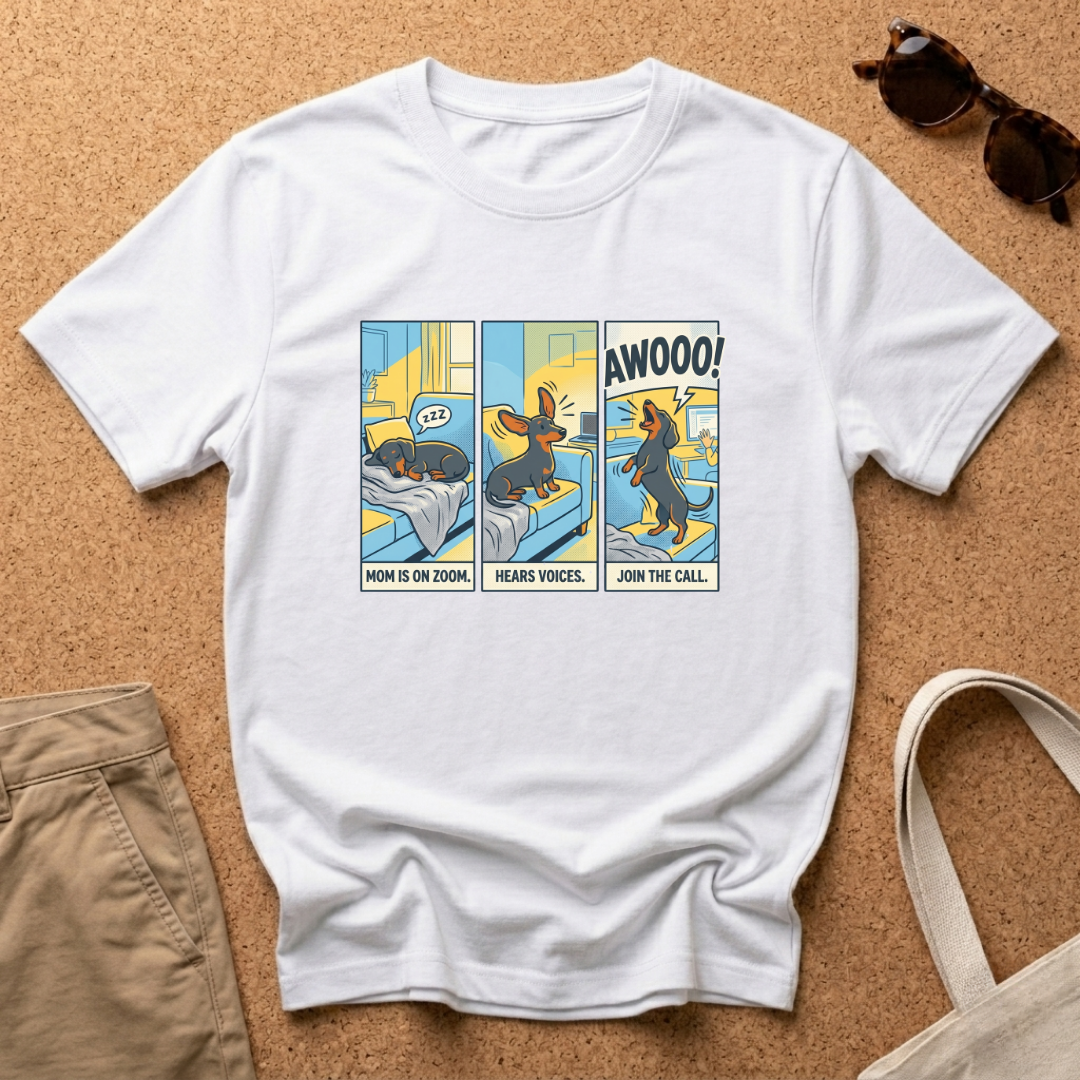 Join The Call Comic Strip T-Shirt