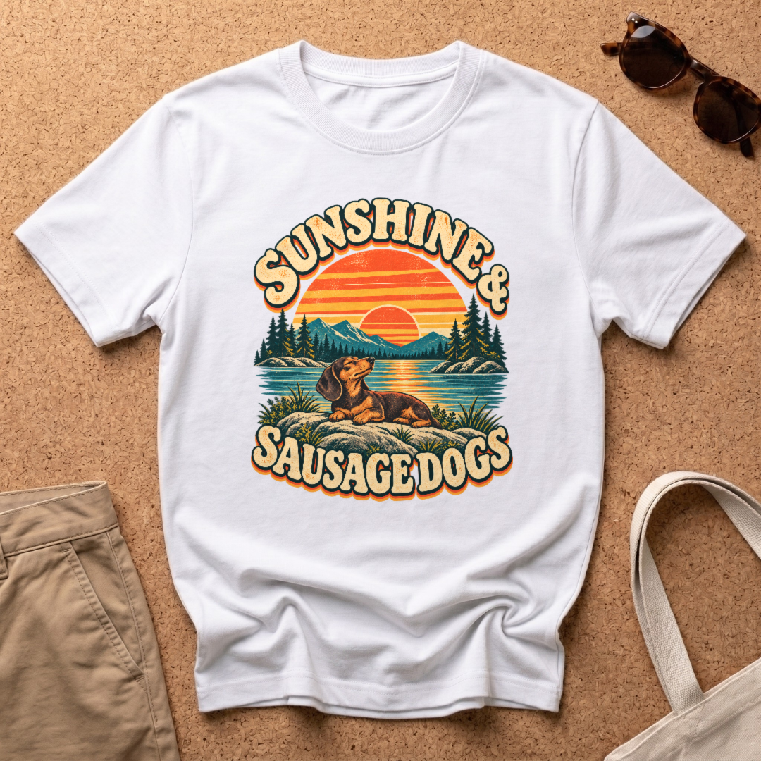 Sushine Sausage T-Shirt - White