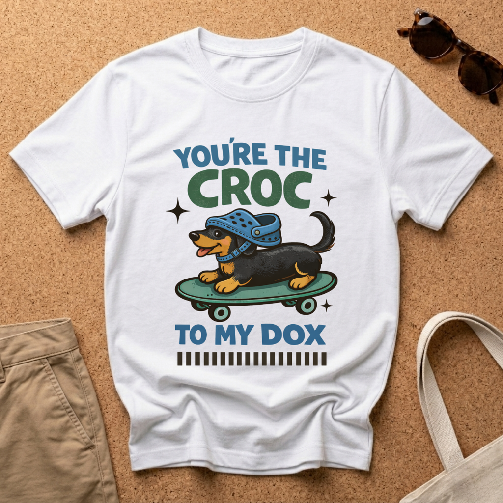 You're the Croc to my Dox Male Dachshund T-Shirt
