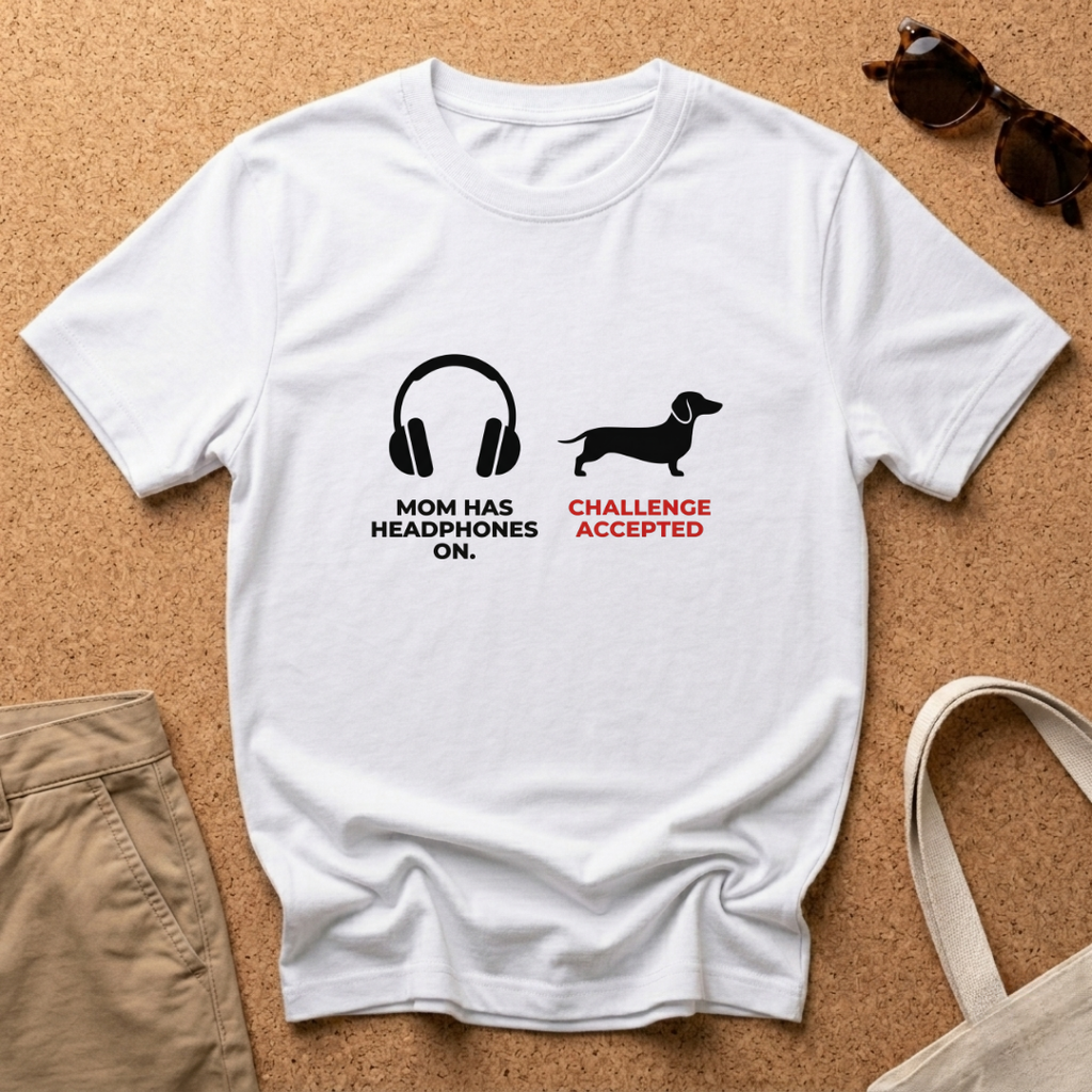 Headphones Challenge Accepted T-Shirt