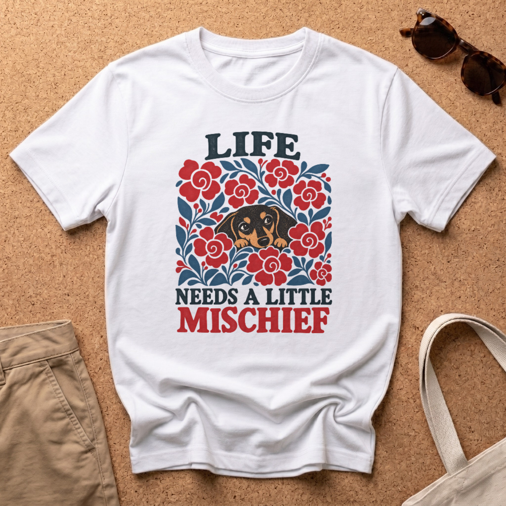 Life Mischief T-Shirt - White