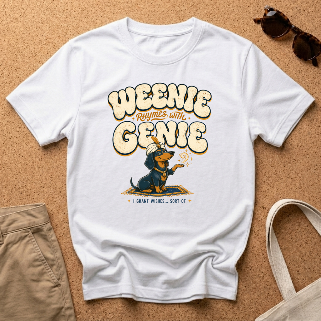 Weenie Rhymes with Genie T-Shirt