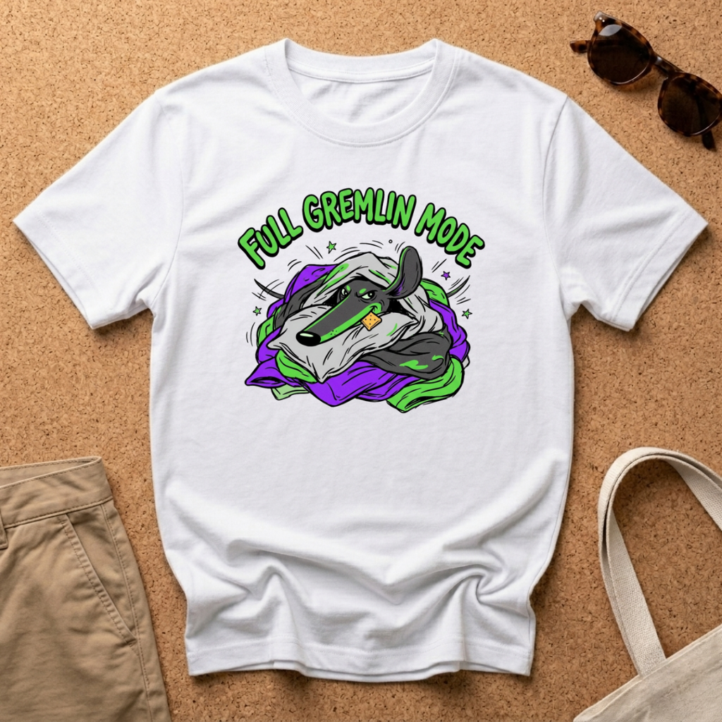 Gremlin Mode Green T-Shirt