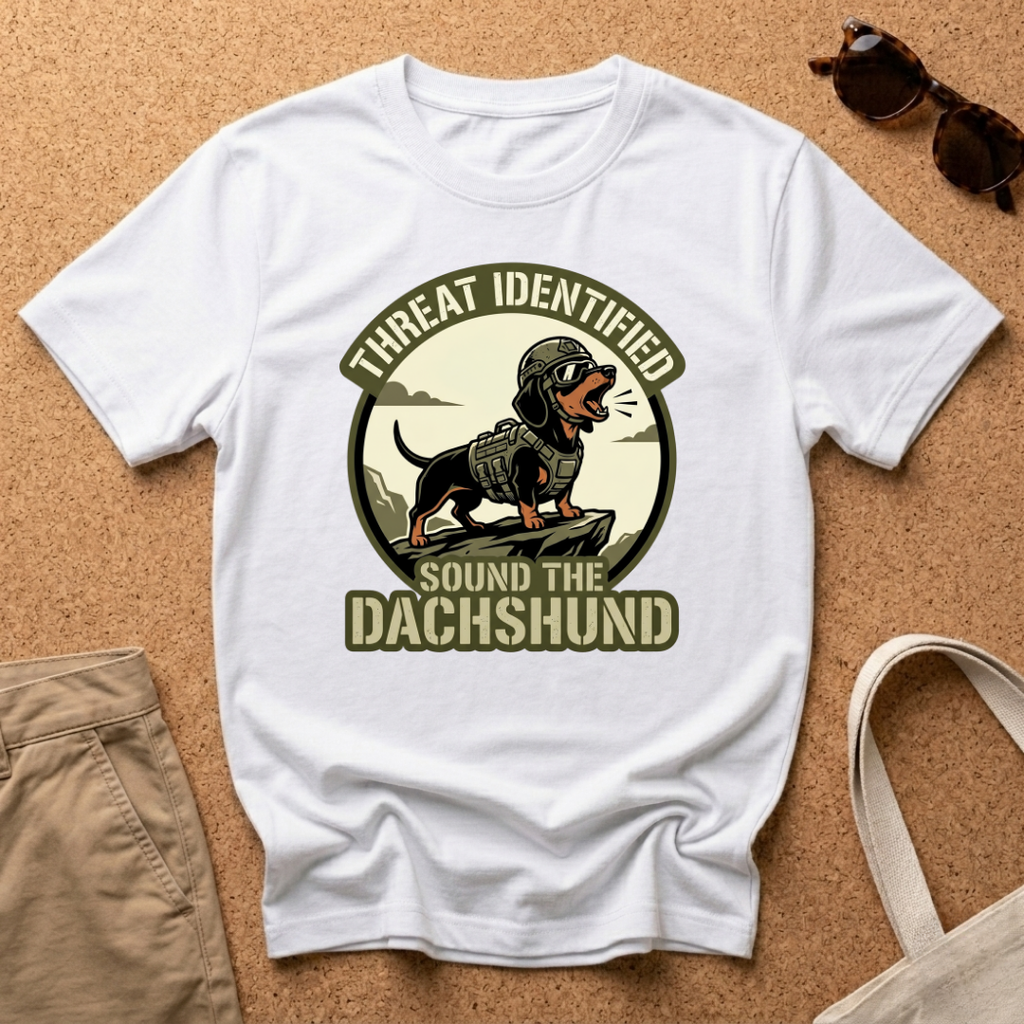 Sound The Dachshund Commando T-Shirt