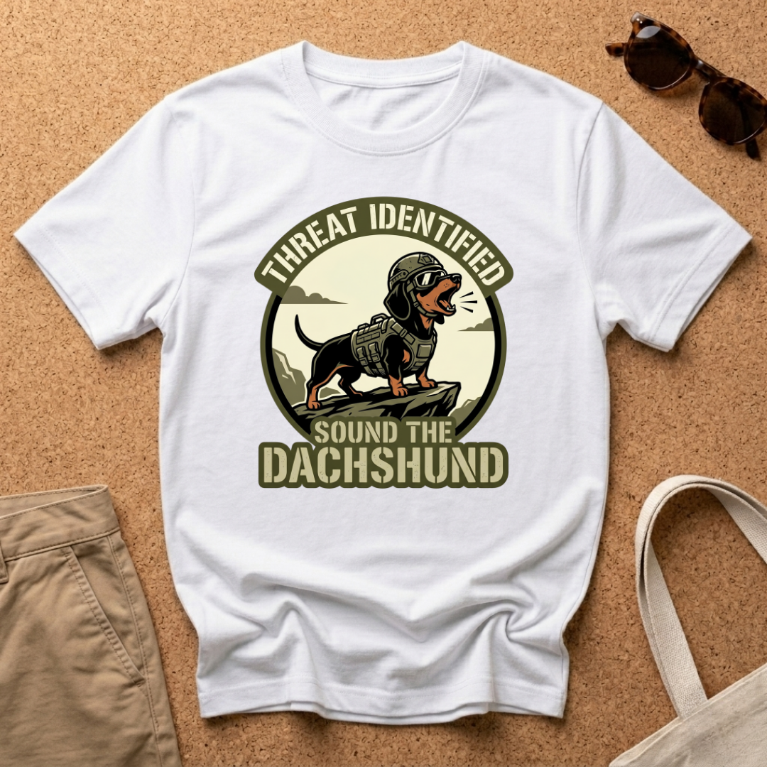 Sound The Dachshund Commando T-Shirt