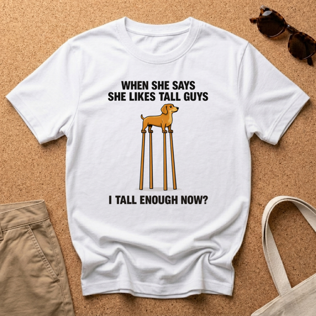 When She Likes Tall Guys T-Shirt