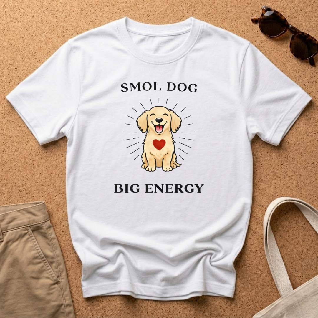 Smol Dog Big Energy T-Shirt