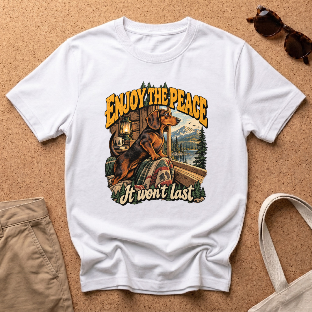 Enjoy The Peace T-Shirt - White